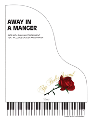 AWAY IN A MANGER ~ SATB w/piano acc 
